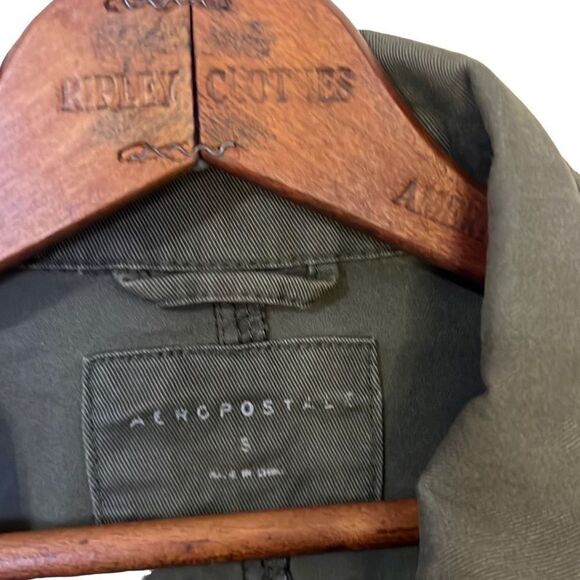 Aeropostale 100% Cotton Drawstring Waist Full Zip Jacket - Picture 5 of 7